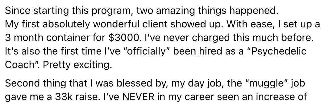 Beth Weinstein Group Mastermind Program Testimonial